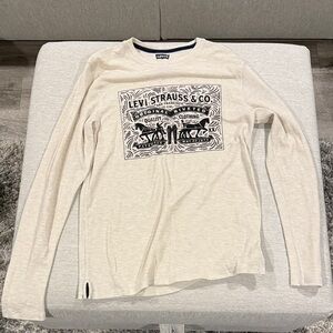 Levi's Cream Waffle Knit Tee